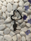 DarkPop Heart Keychain l’amour de ma vie Billie eilish mousqueton