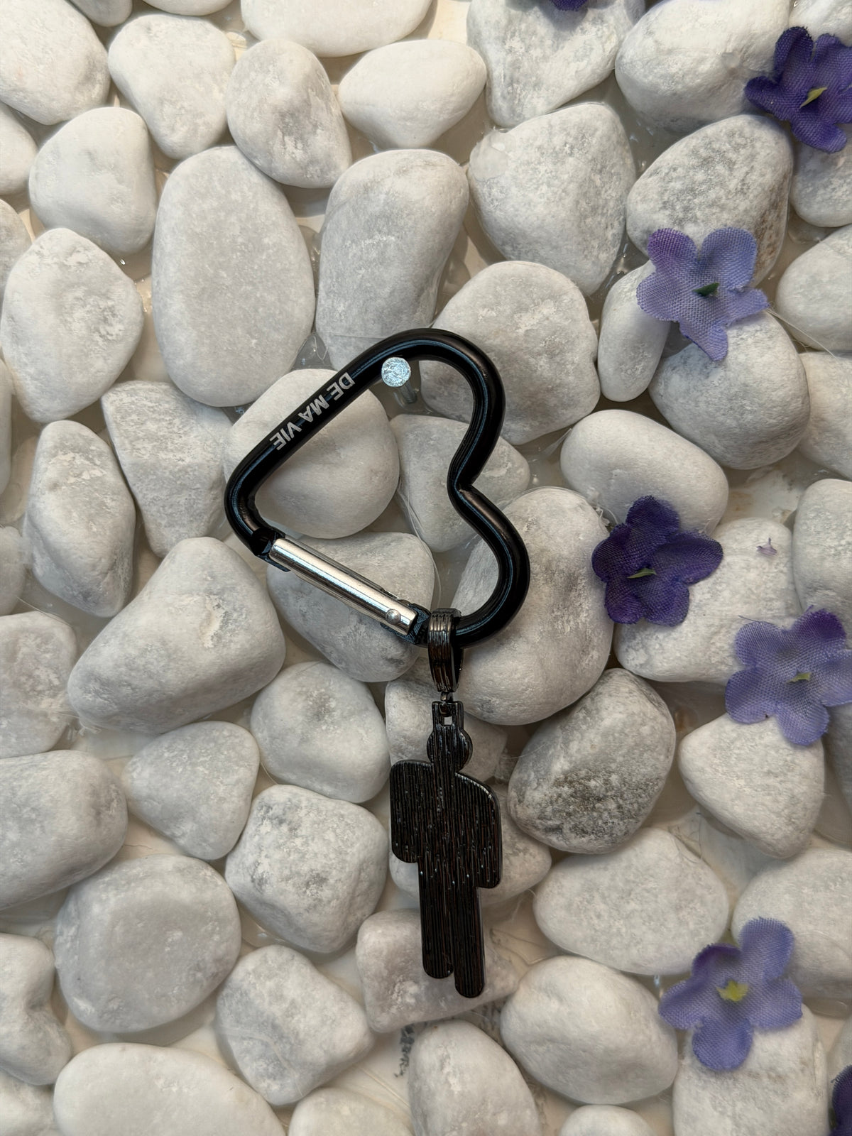 DarkPop Heart Keychain l’amour de ma vie Billie eilish mousqueton