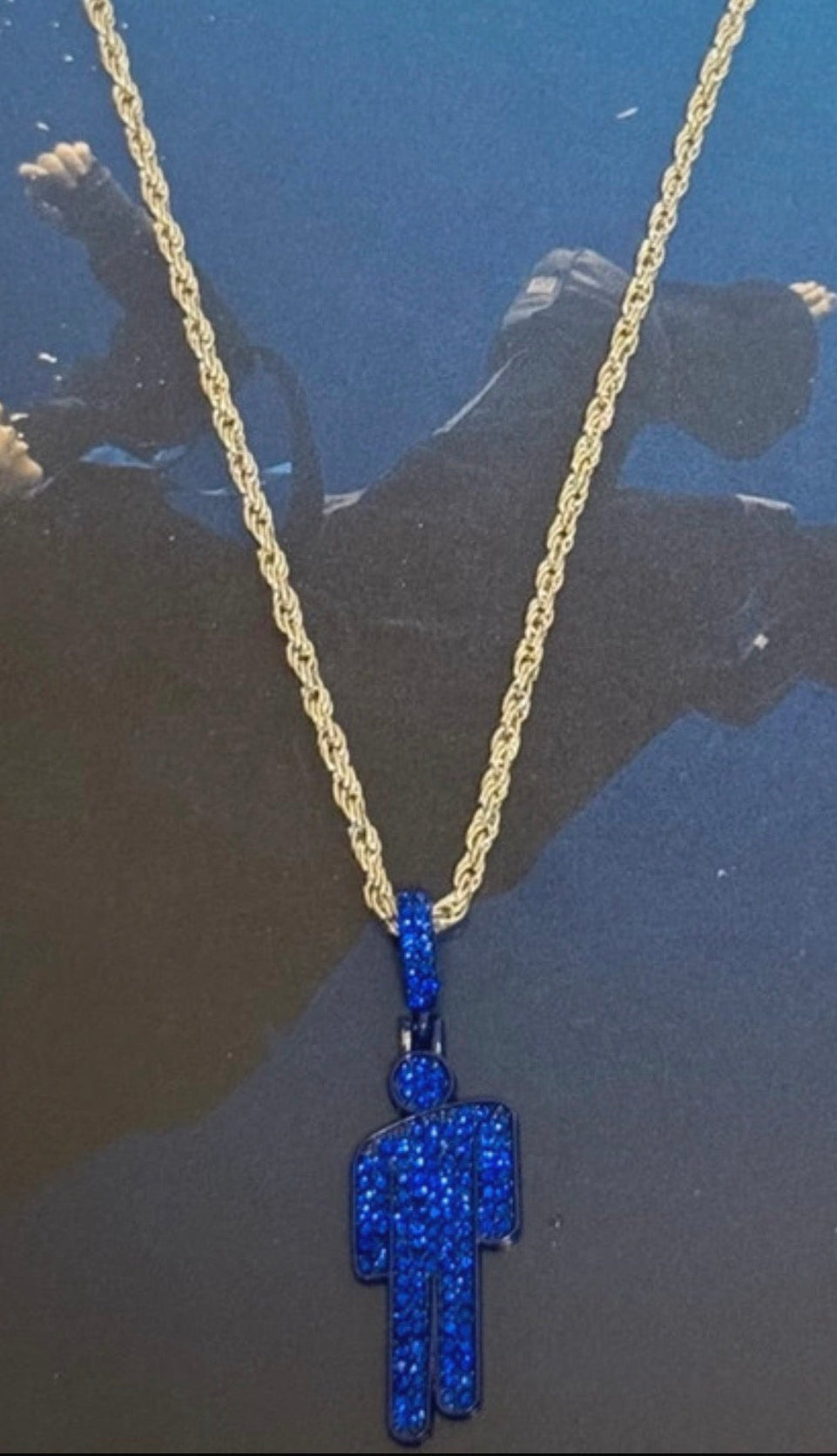 Collier blohsh bleu nuitée billie eilish