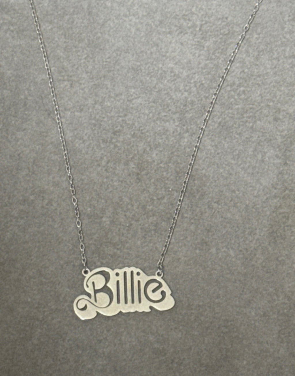Collier/necklace Billie eilish acier