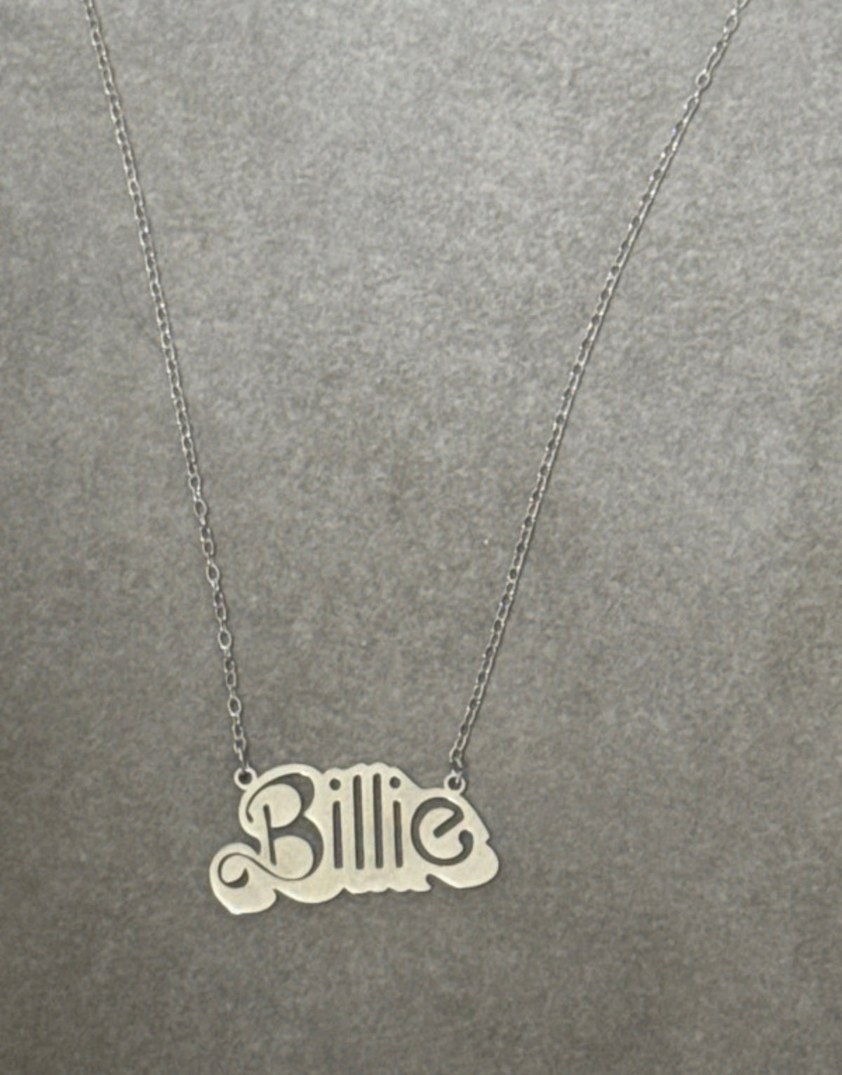 Collier/necklace Billie eilish acier