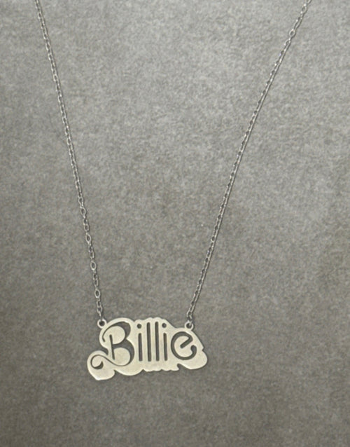 Collier/necklace Billie eilish acier