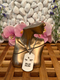 DarkPop Icon Tag Necklace Billie eilish